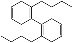 2,2'-Dibutyl-1,1'-bi(1,4-cyclohexadiene) Structure