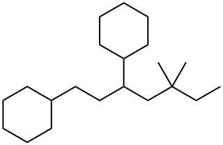 1,1'-[1-(2,2-Dimethylbutyl)-1,3-propanediyl]biscyclohexane,61142-63-0,结构式