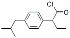 alpha-ethyl-4-(2-methylpropyl)benzeneacetyl chloride 结构式