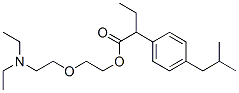 61147-38-4 2-[2-(diethylamino)ethoxy]ethyl 2-(4-isobutylphenyl)butyrate