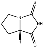 1H-Pyrrolo[1,2-c]imidazol-1-one,hexahydro-3-thioxo-,(7aS)-(9CI) Structure