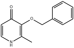 3-苄氧基-2-甲基-4(1H)-吡啶酮,61160-18-7,结构式