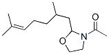 3-acetyl-2-(2,6-dimethyl-5-heptenyl)oxazolidine,61168-60-3,结构式