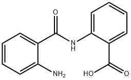 2-(邻氨基苯甲酰胺)苯甲酸,612-34-0,结构式