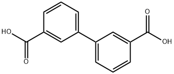 m,m'-Dicarboxybiphenyl Struktur