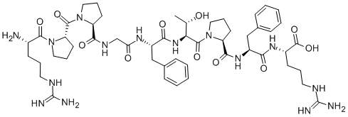 (THR6)-BRADYKININ 结构式