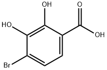 4-Bromo-2,3-dihydroxybenzoicacid Struktur