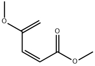 (Z)-4-Methoxy-2,4-pentadienoic acid methyl ester,61203-78-9,结构式