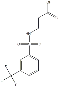 N-[3-(TrifluoroMethyl)phenylsulfonyl]-^b-alanine, 96%|N-[3-(三氟甲基)苯磺酰基]-BETA-丙氨酸