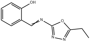 Phenol, 2-[[(5-ethyl-1,3,4-oxadiazol-2-yl)imino]methyl]- (9CI),612047-43-5,结构式