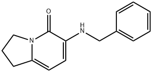 6-BENZYLAMINO-2,3-DIHYDRO-1H-INDOLIZIN-5-ONE Structure