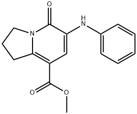 METHYL 5-OXO-6-PHENYLAMINO-1,2,3,5-TETRAHYDROINDOLIZINE-8-CARBOXYLATE|