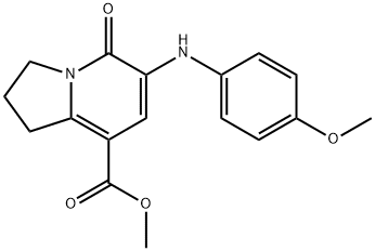 612065-19-7 METHYL 6-(4-METHOXYPHENYLAMINO)-5-OXO-1,2,3,5-TETRAHYDROINDOLIZINE-8-CARBOXYLIATE