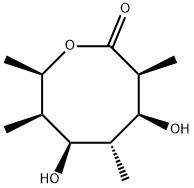 2-Oxocanone, 4,6-dihydroxy-3,5,7,8-tetramethyl-, (3S,4S,5R,6R,7R,8R)- (9CI),612091-06-2,结构式