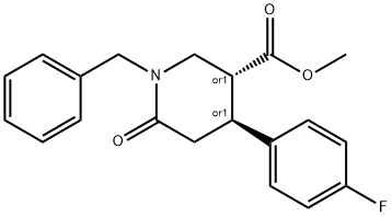 612095-72-4 trans 1-Benzyl-4-(4-fluorophenyl)-6-oxopiperidine-3-carboxylic Acid Methyl Ester