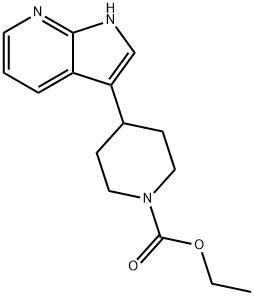 1-Piperidinecarboxylic acid, 4-(1H-pyrrolo[2,3-b]pyridin-3-yl)-, ethyl ester|