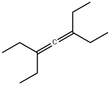 3,5-Diethyl-3,4-heptadiene,61228-07-7,结构式