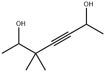 5,5-Dimethyl-3-heptyne-2,6-diol,61228-11-3,结构式