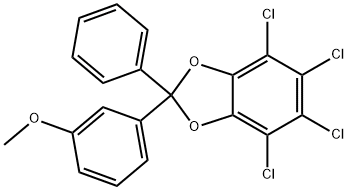 61233-45-2 4,5,6,7-Tetrachloro-2-(3-methoxyphenyl)-2-phenyl-1,3-benzodioxole