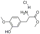 L-Tyrosine, 3-hydroxy-O-Methyl-, Methyl ester, hydrochloride,61237-24-9,结构式
