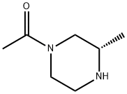 Piperazine, 1-acetyl-3-methyl-, (3S)- (9CI) Structure