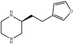 Piperazine, 2-[2-(3-furanyl)ethyl]-, (2S)- (9CI) Structure