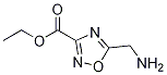 5-(氨基甲基)-1,2,4-恶二唑-3-羧酸乙酯盐酸盐, 612511-72-5, 结构式