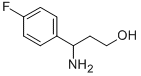 3-氨基-3-(4-氟苯基)-1-丙醇,612532-52-2,结构式