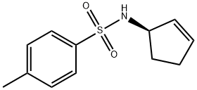 Benzenesulfonamide, N-(1R)-2-cyclopenten-1-yl-4-methyl- (9CI) Struktur