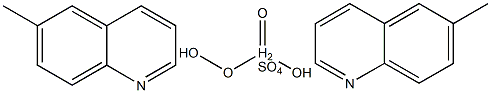 6-METHYLQUINOLINE, SULFATE Structure