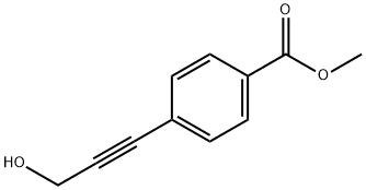 4-(3-HYDROXY-PROP-1-YNYL)-BENZOIC ACID METHYL ESTER Struktur