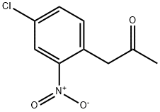 1-(4-Chloro-2-nitro-phenyl)-propan-2-one Struktur
