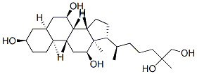 6127-75-9 (3R,5S,7R,8S,9S,10S,12S,13R,14S,17R)-17-[(2R)-6,7-dihydroxy-6-methyl-heptan-2-yl]-10,13-dimethyl-2,3,4,5,6,7,8,9,11,12,14,15,16,17-tetradecahydro-1H-cyclopenta[a]phenanthrene-3,7,12-triol