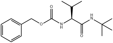 Z-VAL-NHTBU 化学構造式