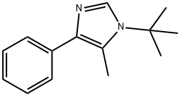 1-T-BUTYL-5-METHYL-4-PHENYLIMIDAZOLE 结构式