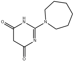 2-(Hexahydro-1H-azepin-1-yl)pyrimidine-4,6(1H,5H)-dione 结构式