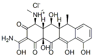 61281-03-6 [(1S,3Z,4aS,11R,11aR,12S,12aR)-3-(amino-hydroxy-methylidene)-4a,6,7,12-tetrahydroxy-11-methyl-2,4,5-trioxo-11,11a,12,12a-tetrahydro-1H-tetracen-1-yl]-dimethyl-azanium chloride