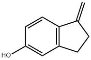 1H-Inden-5-ol, 2,3-dihydro-1-methylene- (9CI) 化学構造式