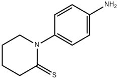 2-Piperidinethione,  1-(4-aminophenyl)- Struktur