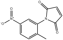 1-(2-甲基-5-硝基-苯基)吡咯-2,5-二酮 结构式