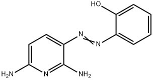 Phenol, 2-((2,6-diamino-3-pyridinyl)azo)- Struktur