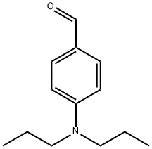 4-(ジプロピルアミノ)ベンズアルデヒド 化学構造式