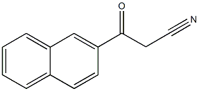 3-naphthalen-2-yl-3-oxo-propanenitrile Structure