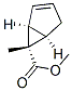 Bicyclo[3.1.0]hex-2-ene-6-carboxylic acid, 6-methyl-, methyl ester, (1alpha,5alpha,6alpha)- 结构式