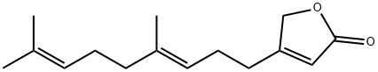 4-[(E)-4,8-Dimethyl-3,7-nonadienyl]furan-2(5H)-one 结构式