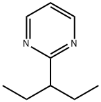 Pyrimidine, 2-(1-ethylpropyl)- (9CI) Structure