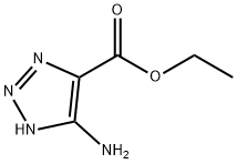 1H-1,2,3-Triazole-4-carboxylic  acid,  5-amino-,  ethyl  ester Structure