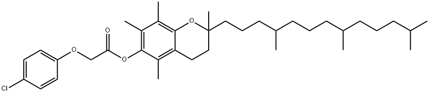 Tocofenoxate 化学構造式