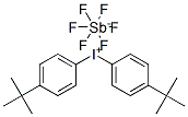 双(4-叔丁基苯基)碘六氟锑酸盐,61358-23-4,结构式