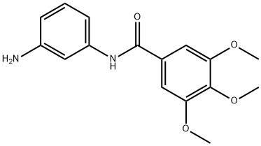 N-(3-Aminophenyl)-3,4,5-trimethoxybenzamide Struktur